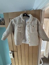 TU Girls Sheepskin Coat Fabric