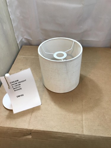 Cream drum lampshade - cream,