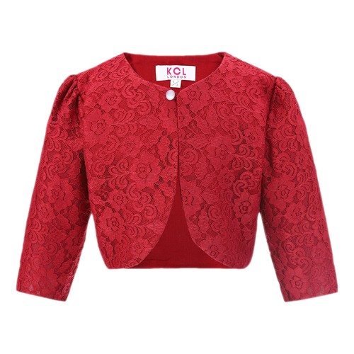 Girls long sleeve bolero - sleeve,
