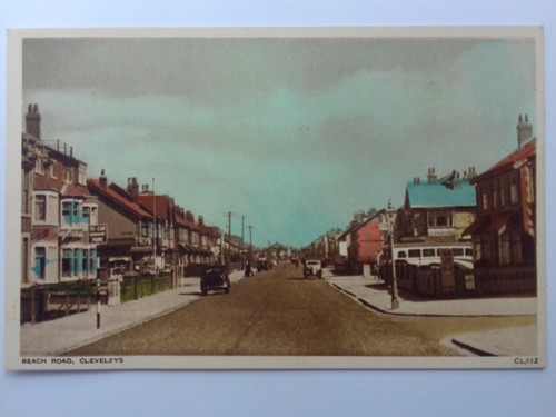 Postcard cleveleys beach - cleveleys,,