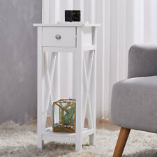 Wood Narrow Slim Tall Table