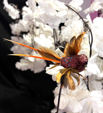 Small Artificial Brown Feather