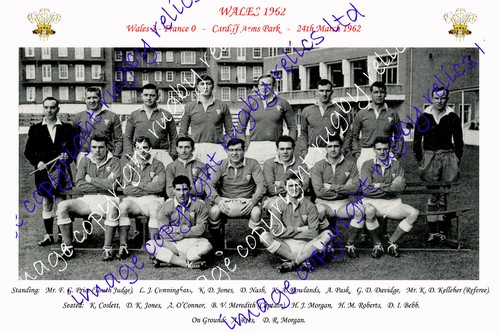 Wales 1962 rugby - wales,