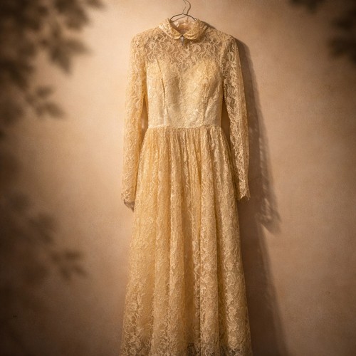 Vintage stuning 1940s lace - stuning,