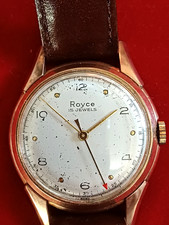 Gents 1950's ROYCE [KOCHER ~ ESKA] 10M Gold Plated Vintage Watch ~ Working