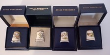 4 Royal Worcester Thimbles all