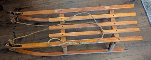 Vintage davos wooden - vintage, sled