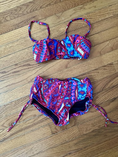 Vintage 60s neon pink - vintage, blue