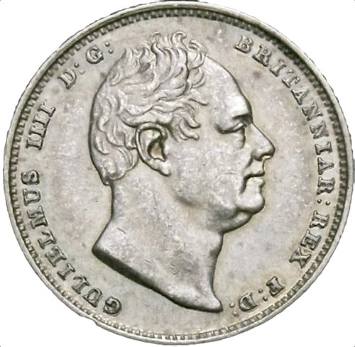 1837 sixpence s3836 - esc, 2512
