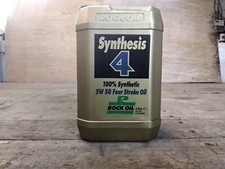 Rock Oil  4 litre Plastic Oil Container Automobilia Mancave Collectors Display