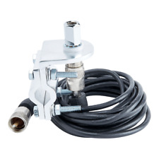 Right angle mirror rail or roof rack light bar mount 3/8 stud for CB aerial