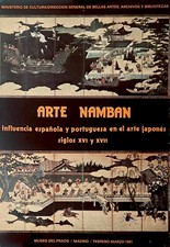 Original vintage exhibition cool Spanish Portuguese Japanese Namban art Poster