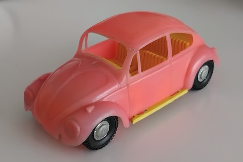 Vintage pink volkswagen - vintage, vw