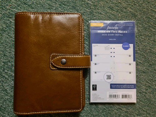 Genuine filofax malden ochre - genuine,