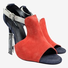 ZARA : Orange Suede High Heel