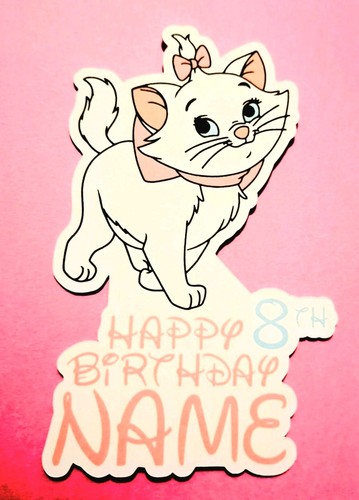 Aristocats cake topper 1 - cake, x