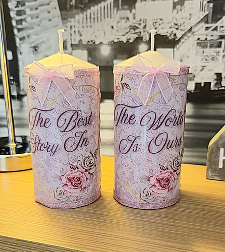 Romantic couples candle - romantic,