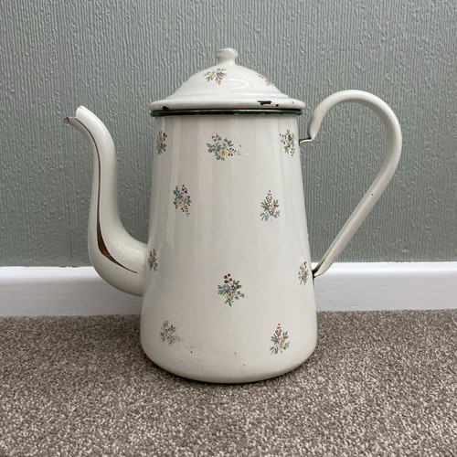 Large vintage enamel - vintage,
