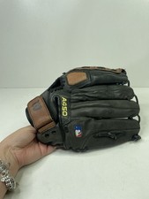 Wilson A450 Baseball Glove 12 Inch Genuine Leather MLB Logo Brown Black