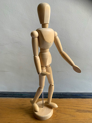 Wooden artist mannequin - wooden,
