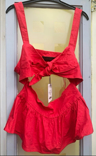 Zara red bow - red,