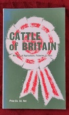 Cattle Of Great Britain Ministry Of Agriculture Fisheries & Food Vintage Book 
