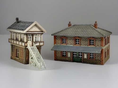 Gauge model railway building - model,