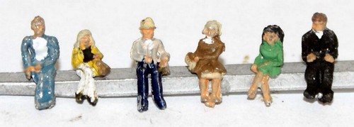 Assorted seated passengers - seated,