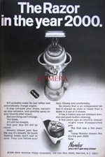 NORELCO Electric Shaver 1969 Advert Print - Small Original Ad to Frame