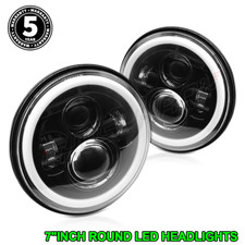 7 Inch LED Headlights Halo fit