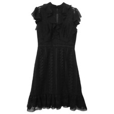 Three Floors Fashion Three Floor Black Lace Mini Dress New UK8