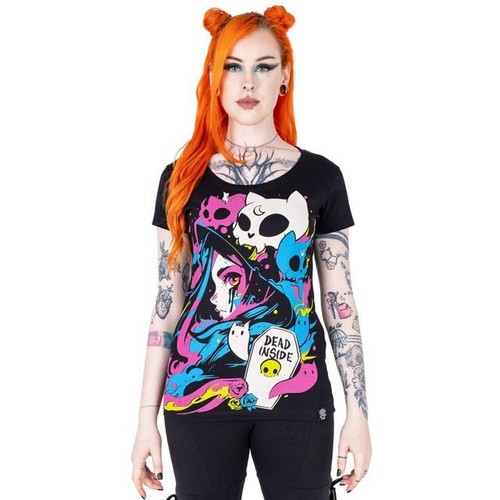 Gothic kitty spirit shirt by - gothic, t-shirt