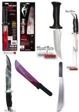 Scream Knife Fun World Official Ghost Face Machette Bleeding Knife Fancy Dress P