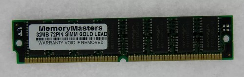 Gold pin 32mb memory - pin, ram