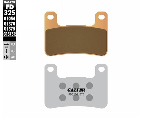 Galfer front brake pads - front,