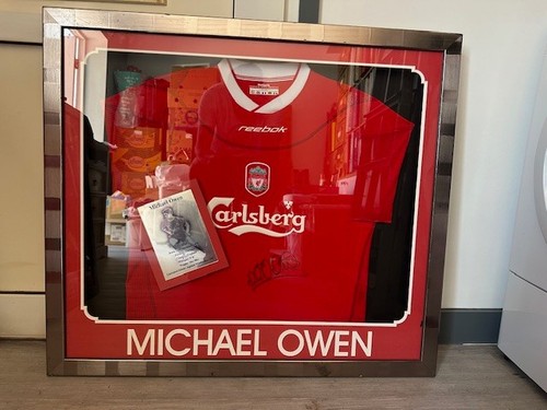 Michael owen signed framed - michael, &
