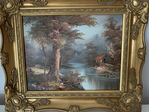 Vintage original oil painting - vintage,