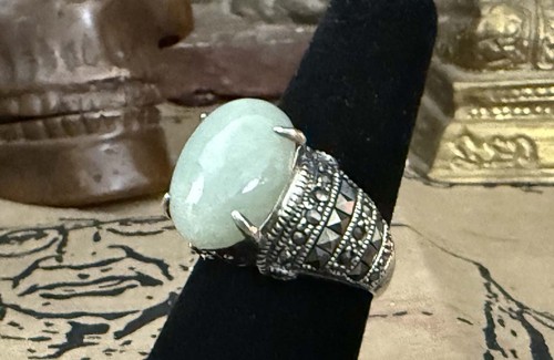 Sterling silver monk white - sterling, silver,