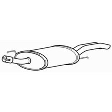 Quality Rear Exhaust Silencer