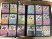 Pokemon Prismatic Card Binder with 130+ cards see photos 