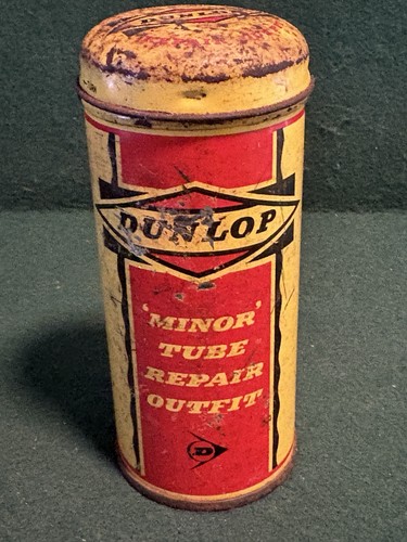 Vintage garage tin dunlop - vintage,