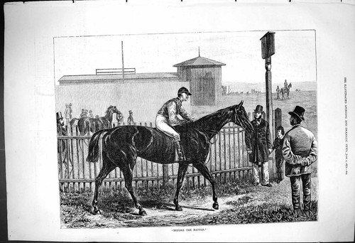 Original old antique - original, print