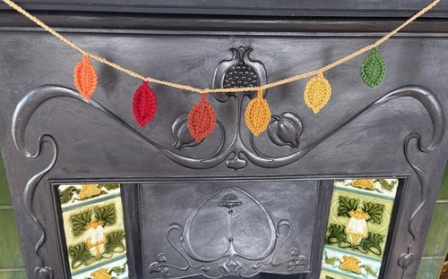 Beech leaf bunting garland - beech,