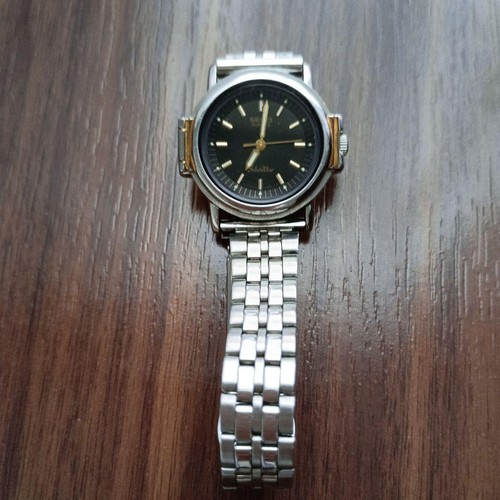 Seiko quartz watch silver wave - seiko,