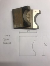 Spindle Moulder 8mm Serrated