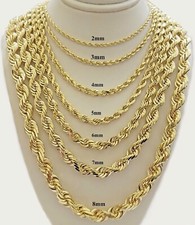 Real 14k yellow - 14k, rope