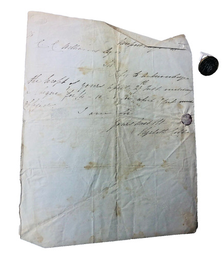 Letter victorian 1846 hand - victorian,