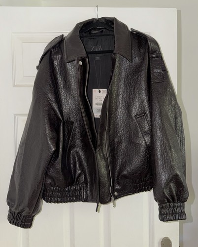 Zara leather jacket size - zara,