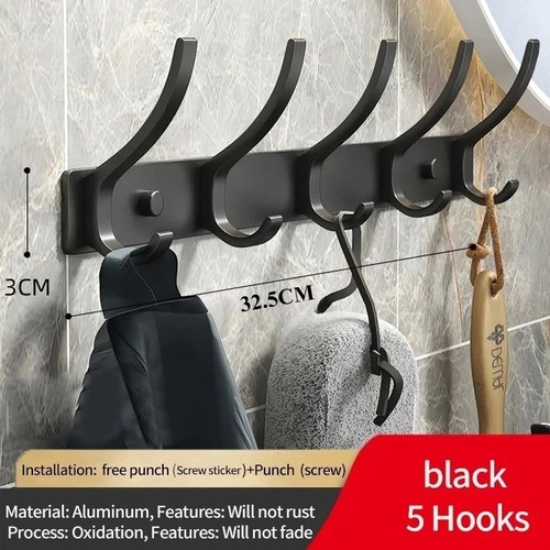 Coat rack wall - mounted, wooden
