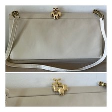 Vintage 1960s Cream Faux
